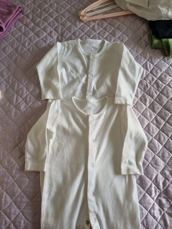 Bebek Beyaz uzun kollu Mother care marka - Görsel 4