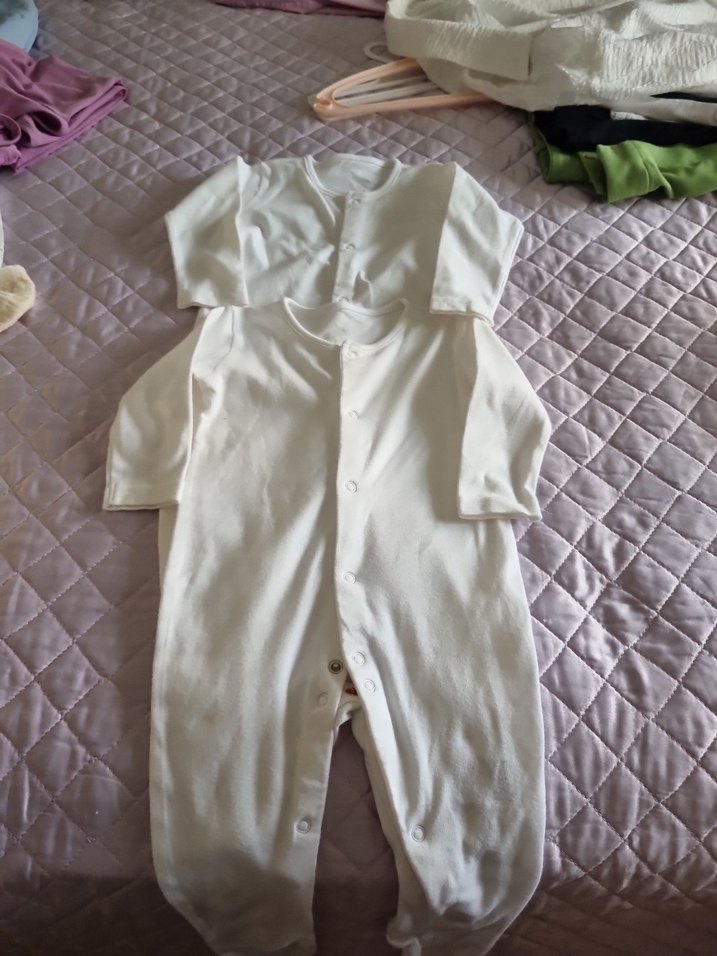 Bebek Beyaz uzun kollu Mother care marka - Görsel 2