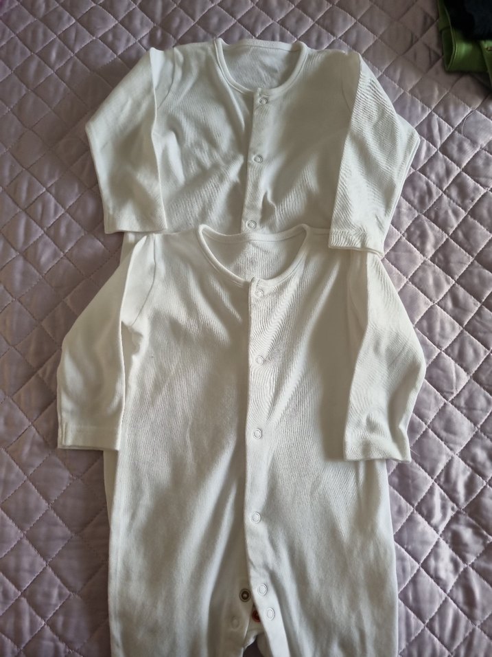 Bebek Beyaz uzun kollu Mother care marka - Görsel 3