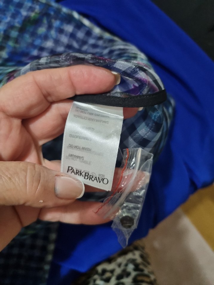 Mavi Yakalı Uzun Kollu Tül GömlekPARK BRAVO YENİ - Görsel 4