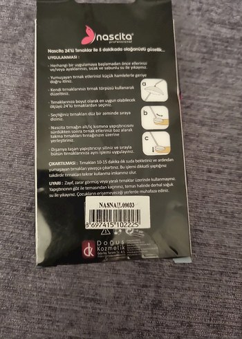 Nascita Beyaz Takma Tırnak Seti - Görsel 4