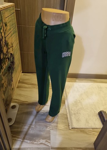 Kadın Haki Spor Rahat Kesim Eşofman AltıPoloASSN MARKA - Görsel 3