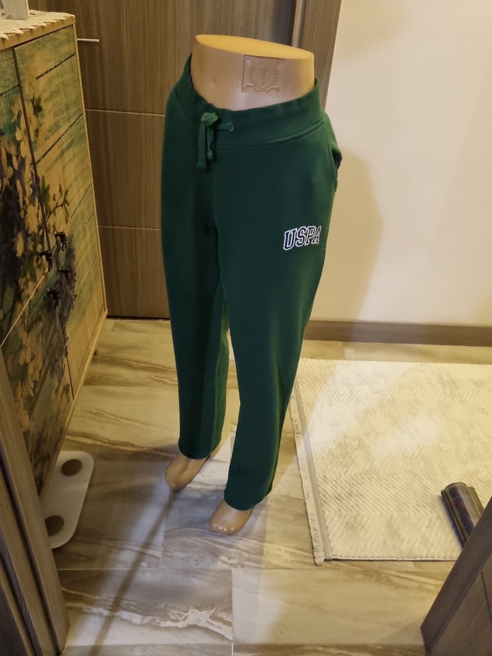 Kadın Haki Spor Rahat Kesim Eşofman AltıPoloASSN MARKA - Görsel 3