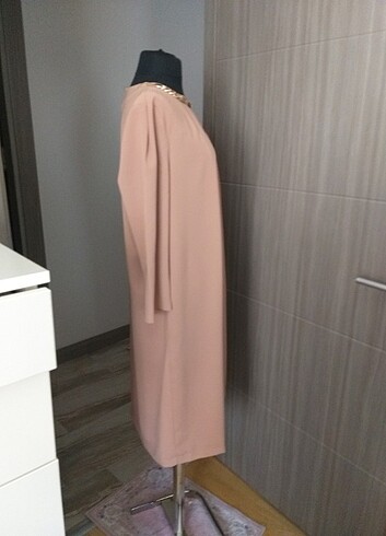 42 Beden camel Renk ELBISE POLİN MARKA