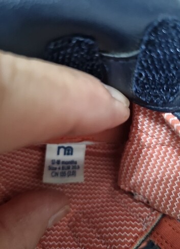 Ayakkabi bebek patigi.Mothercare marka 12/18 ay - Görsel 5