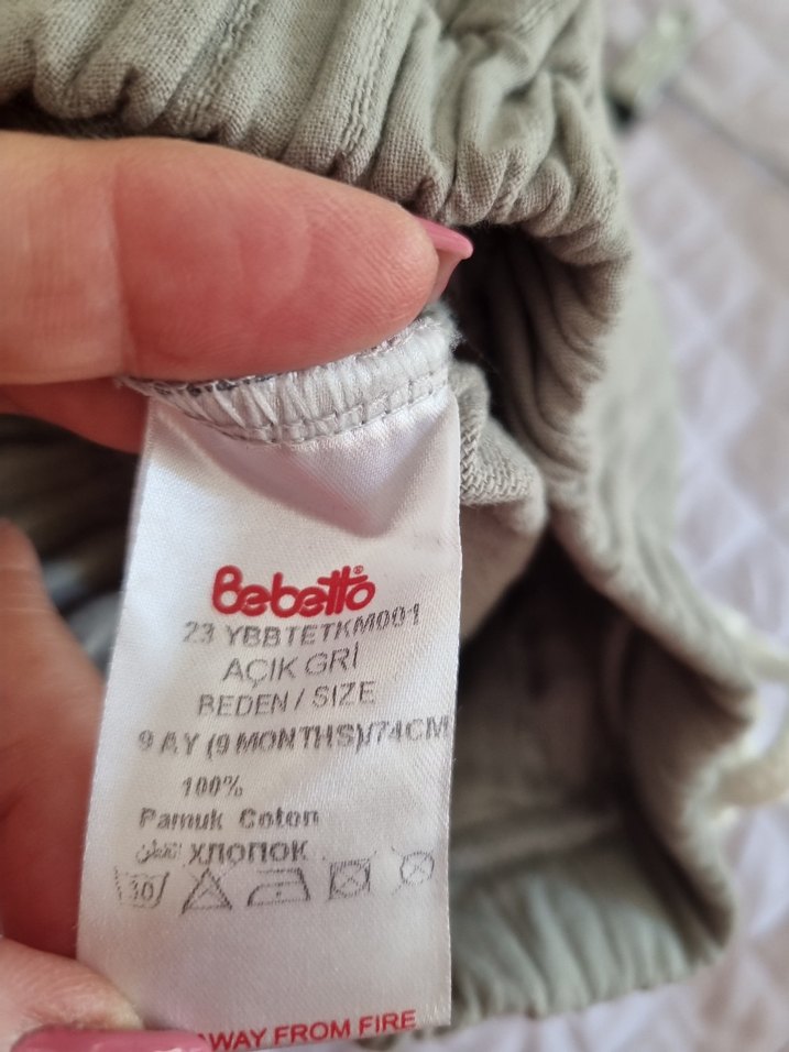 Bej Keten Erkek Çocuk Şort - Görsel 5