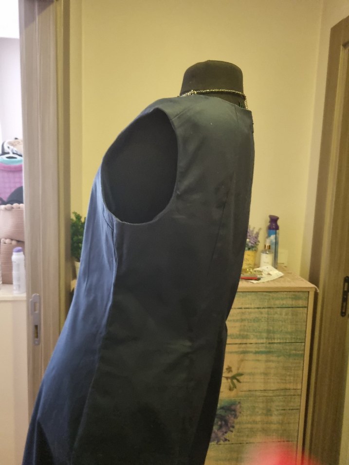 Lacivert   Benetton marka elbise - Görsel 4