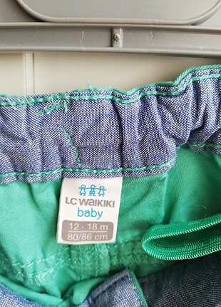 12-18 Ay Beden yeşil Renk Short