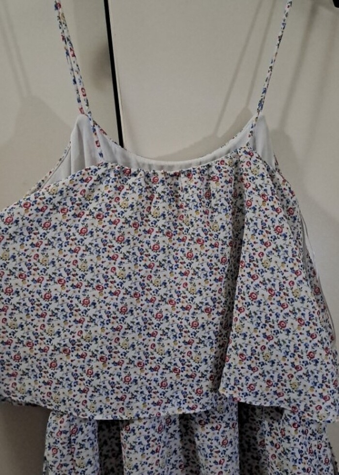 cicekli elbise - Görsel 5