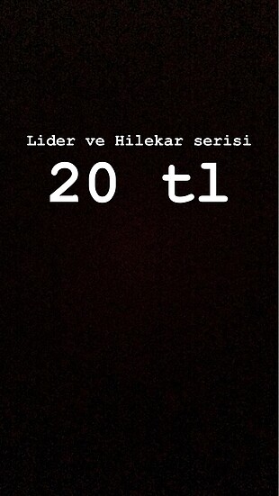 Lider ve hilekar ciltli