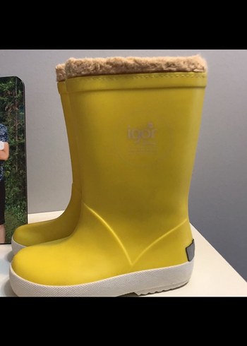 Kız Çocuk Sarı Lastik Botlar - Görsel 3
