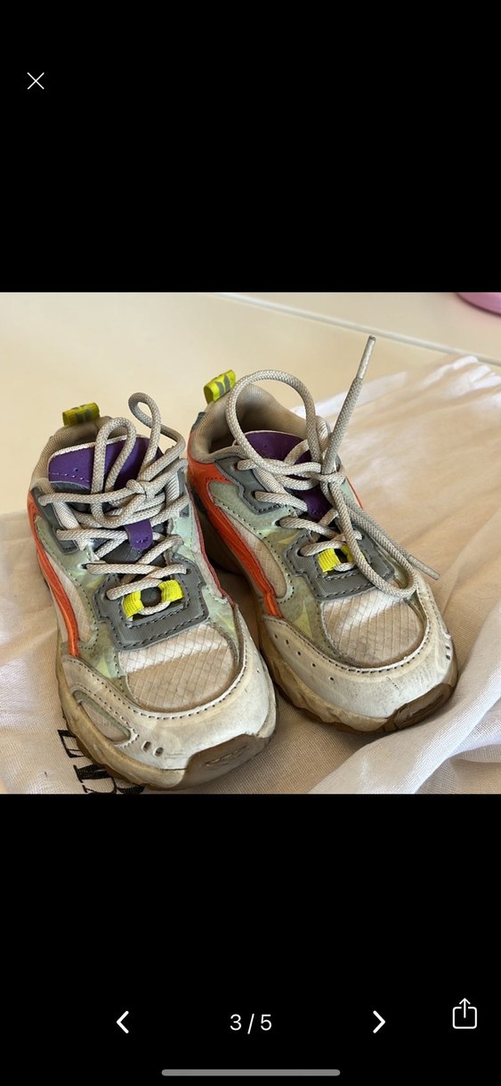 Kız Çocuk Çok Renkli Bağcıklı Spor Ayakkabı - Görsel 2