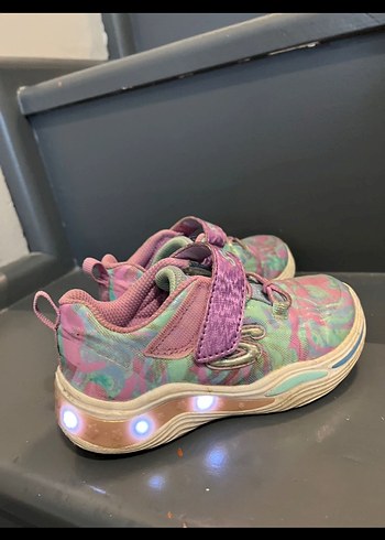 Renkli Bağcıksız Kız Çocuk Spor Ayakkabı - Görsel 2