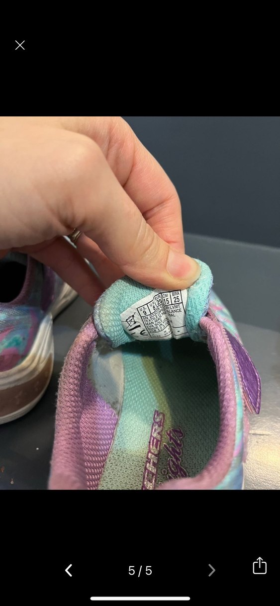 Renkli Bağcıksız Kız Çocuk Spor Ayakkabı - Görsel 5