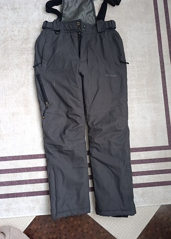 Gri Erkek Kayak Pantolonu, Kemerli, Rahat Kesim
