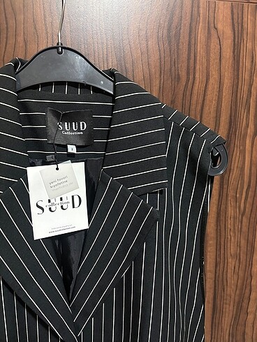 l Beden siyah Renk Blazer takım yelek