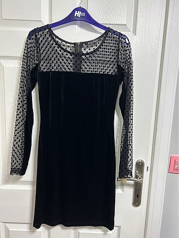 Kadife elbise - Görsel 2