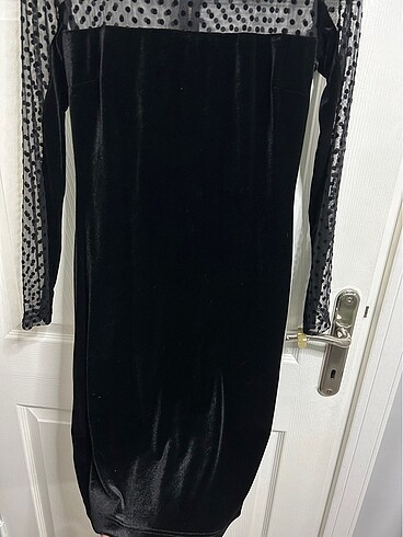 Kadife elbise - Görsel 5