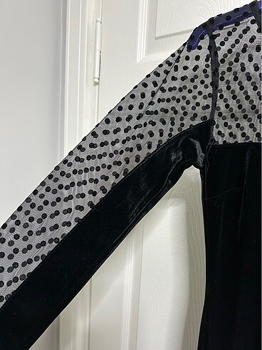 Kadife elbise - Görsel 6