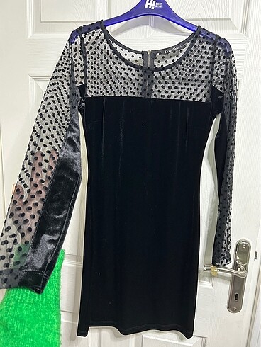 Kadife elbise - Görsel 7