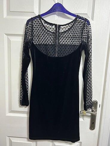 Kadife elbise - Görsel 10