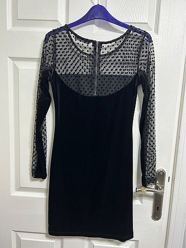 Kadife elbise - Görsel 11