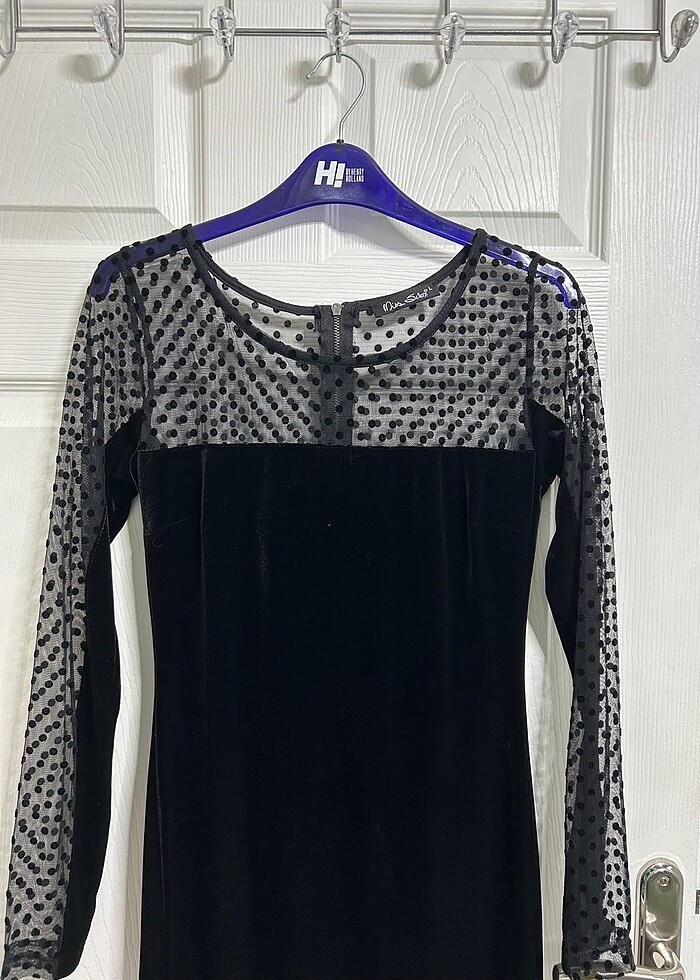 Kadife elbise - Görsel 3