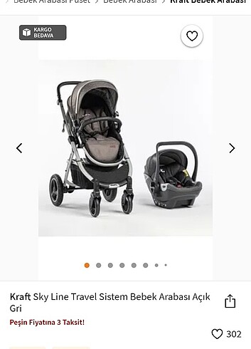 Kraft Bebek Arabası 