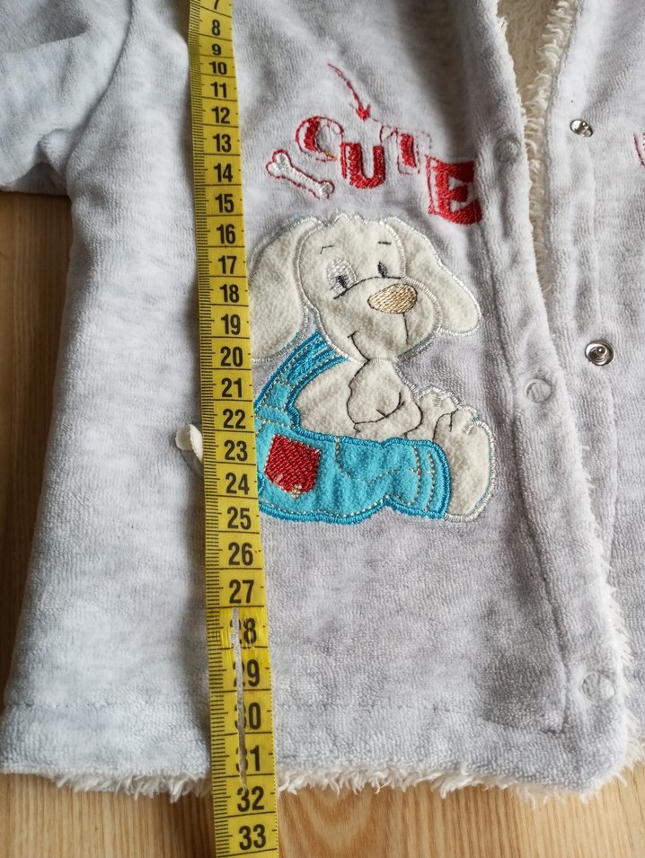 Kürk Detaylı Gri peluş mont - Görsel 5