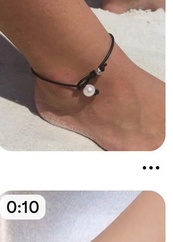 Bohem Çok Renkli Boncuklu Halhal - Görsel 2