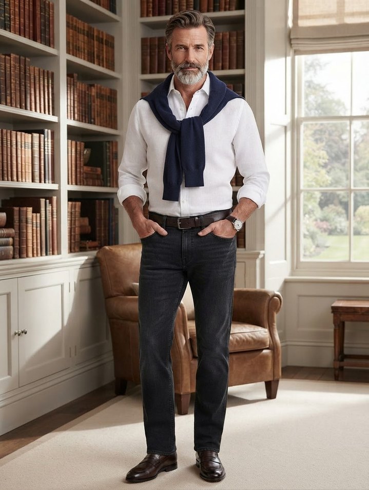 siyah Slim Fit Jean Pantolon — görsel 2/6