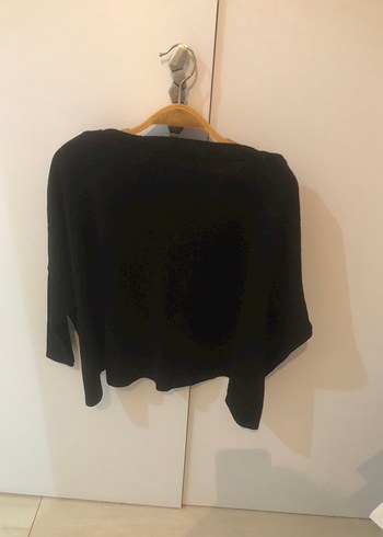 Gri Puantiyeli Kısa Triko Kadın Kazak - Görsel 2