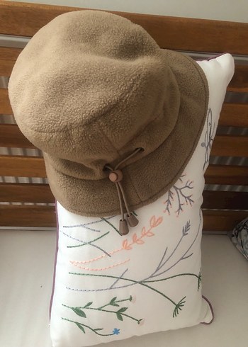 Bej Kadın Polar Şapka - Görsel 2