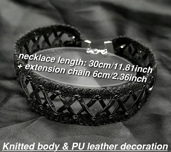 Diğer Gothic goth choker kolye