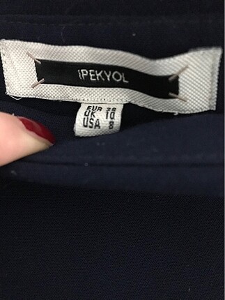 38 Beden lacivert Renk İpekyol etek