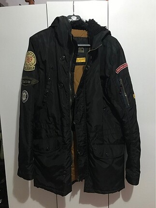 Vintage siyah mont