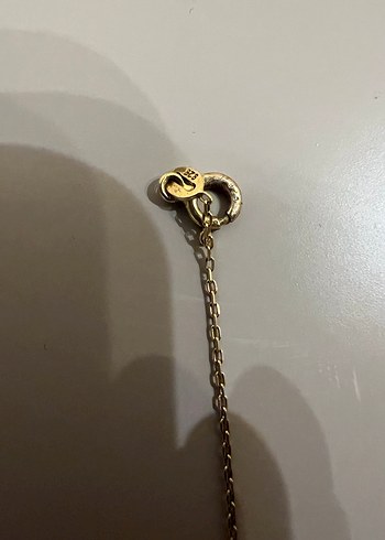 Gold Rengi 925 Ayar Gümüş Şahmeran - Görsel 2