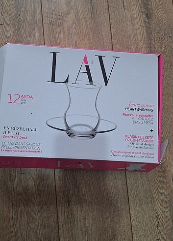 Lav 12'li çay seti