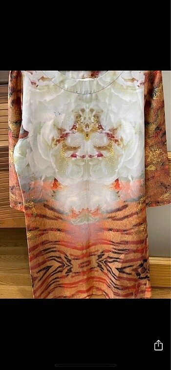 s Beden Batik Yeni Saten Elbise