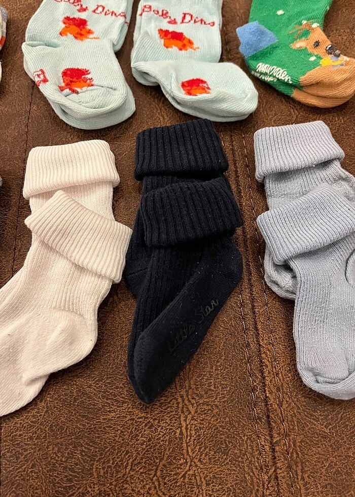 10 Adet Erkek Bebek Çorabı - Görsel 2