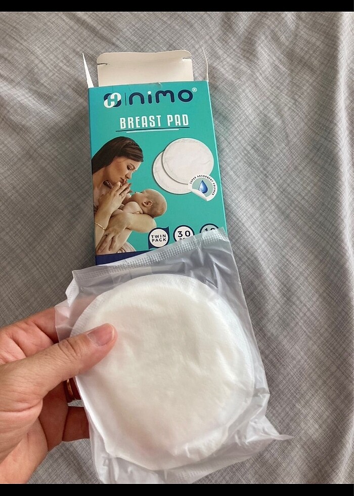 Pamuk göğüs pedi süt saklama poşeti - Görsel 2