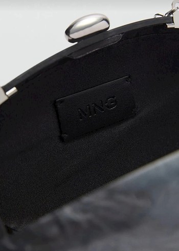 Mango orjMango inci görünümlü Clutch çanta