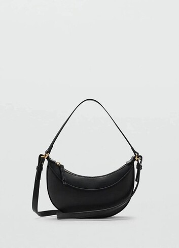 Mango oval capraz askılı çanta