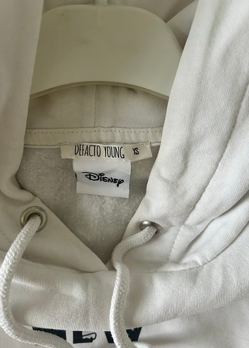 Baskılı Beyaz Sweatshirt - Görsel 3