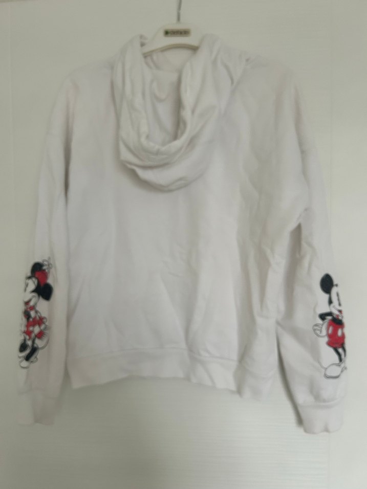 Baskılı Beyaz Sweatshirt - Görsel 2