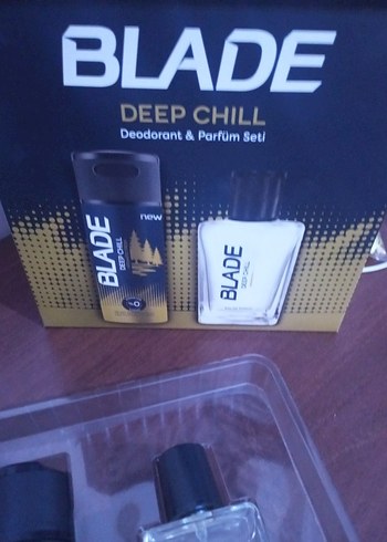Blade Deep Chill Erkek Parfüm Seti Siyah - Görsel 2