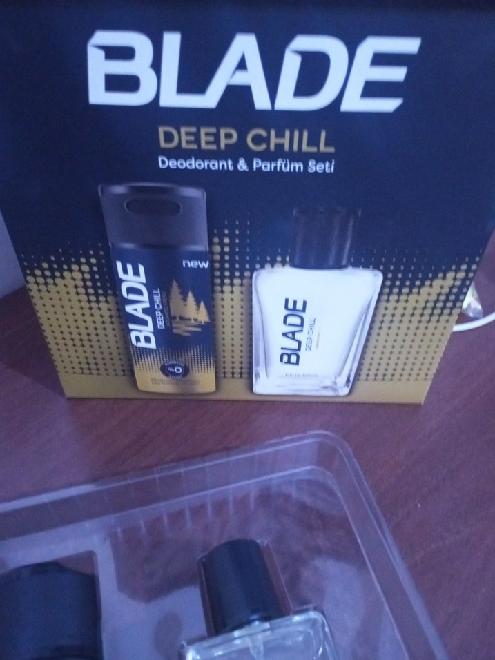 Blade Deep Chill Erkek Parfüm Seti Siyah - Görsel 2