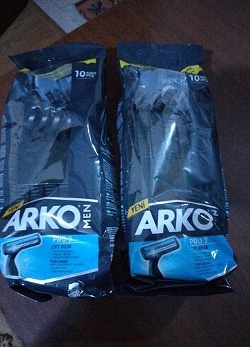 2 Adet Arko erkek pro 2 çift bıçak 10 lu paket 