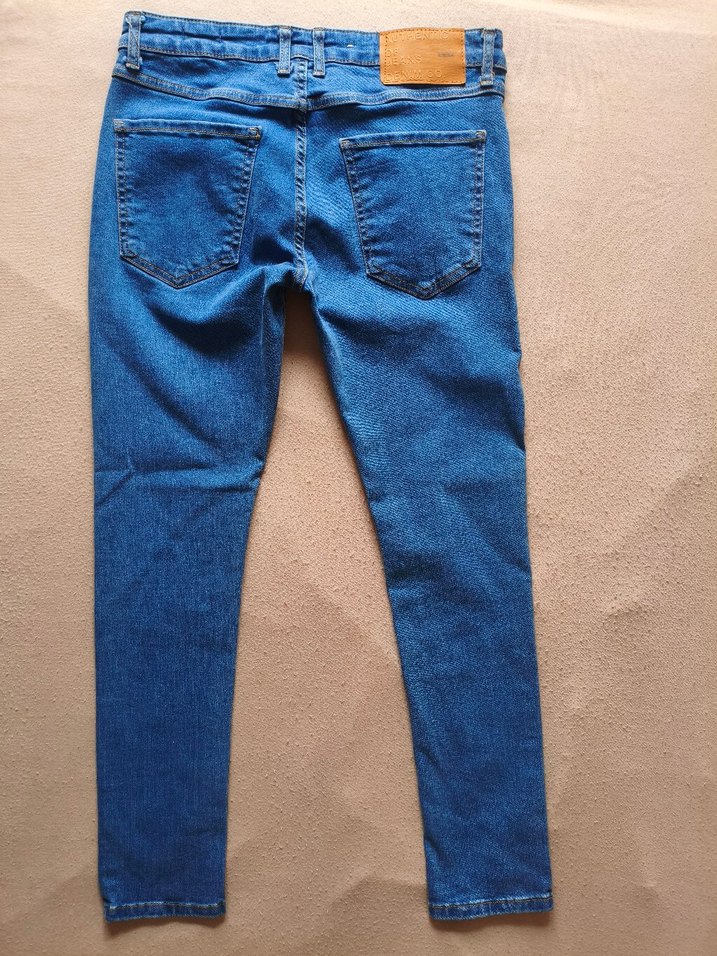 DeFacto 32 beden mavisi kot pantolon. orjinal. sıfır. etiketli. - Görsel 2