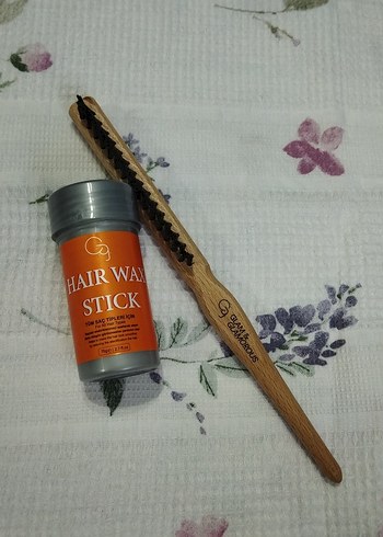 Saç Şekillendirici Wax Stick ve Ahşap Tarak